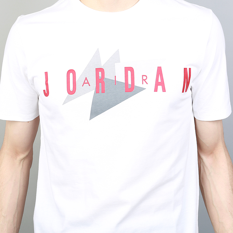 мужская белая футболка Jordan Brand 1 Tee 908007-100 - цена, описание, фото 2